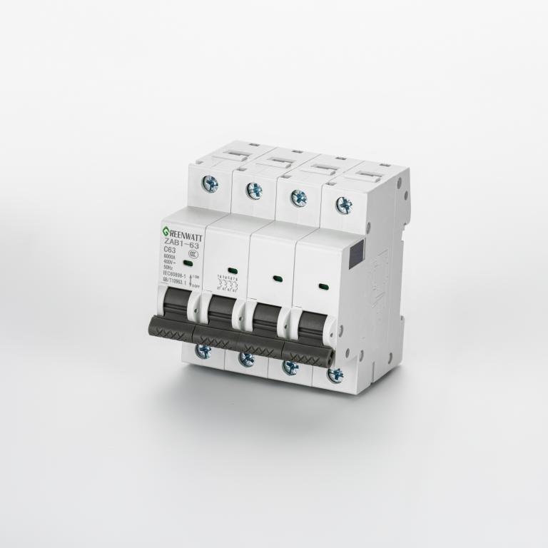 AC-Leistungsschalter Kurve C 63A 4P 6kA