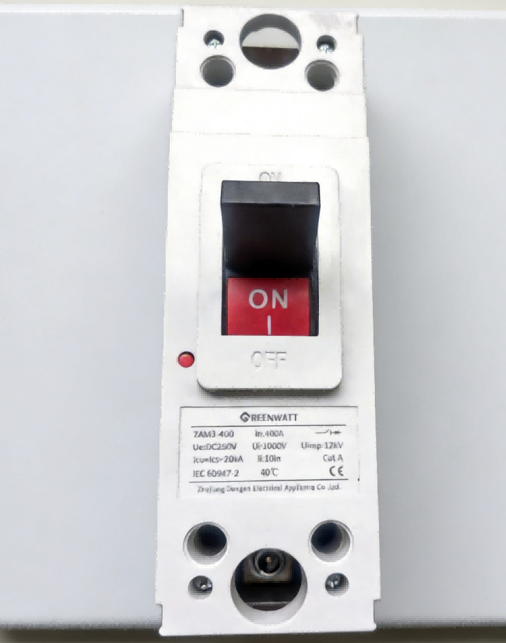 DC250V 400A 1P Kompaktleistungsschalter